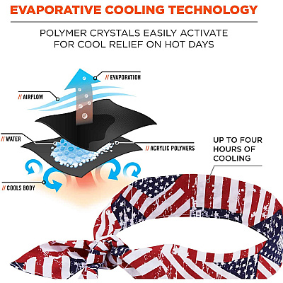 Chill-Its Evaporating Cooling Bandana (EGO12303)