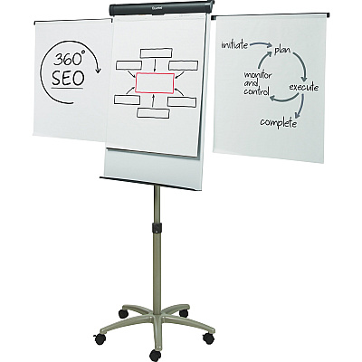 Quartet Compass Nano-Clean Magnetic Mobile Presentation Easel (QRTECM32EU)