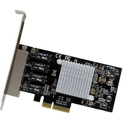 StarTech 4-port Gigabit Ethernet Network Card (ST4000SPEXI)