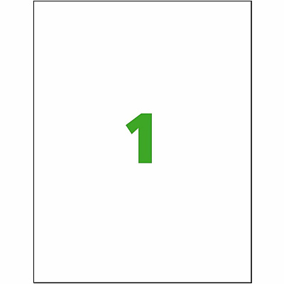 Avery UltraDuty GHS Chemical Labels 8½" x 11" , for Laser Printers (AVE60501)