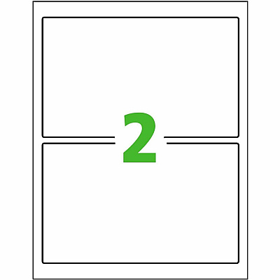 Avery UltraDuty GHS Chemical Labels 4¾" x 7¾" , Permanent Adhesive, for Laser Printers (AVE60502)