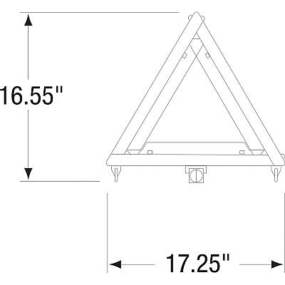 deflecto Emergency Warning Triangle Kit (DEF73071100)