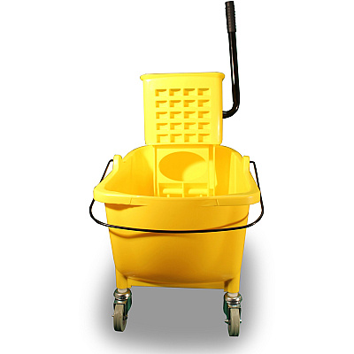 Genuine Joe 35-quart Side Press Mop Bucket & Wringer Combo (GJO02347)