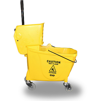 Genuine Joe 35-quart Side Press Mop Bucket & Wringer Combo (GJO02347)