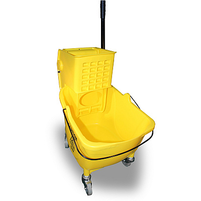Genuine Joe 35-quart Side Press Mop Bucket & Wringer Combo (GJO02347)