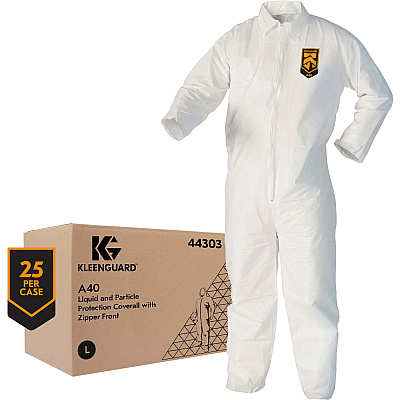 Kleenguard A40 Coveralls - Zipper Front (KCC44303)