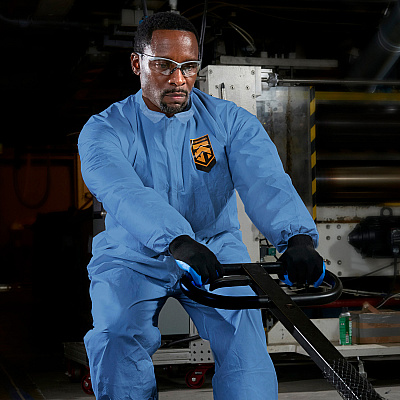 Kleenguard A20 Coveralls - Zipper Front, Elastic Back, Wrists & Ankles (KCC58505)