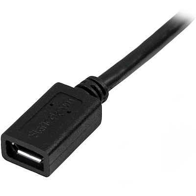 StarTech 0.5m 20in Micro-usb Extension Cable M/f (USBUBEXT50CM)