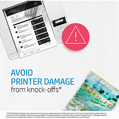 HP 410A Original Laser Toner Cartridge - Single Pack - Yellow - 1 Each (HEWCF412A)