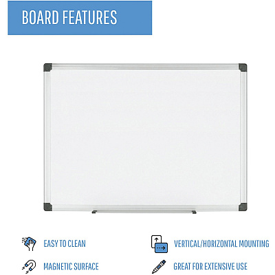 MasterVision Porcelain Magnetic Dry Erase Board (BVCCR0601170MV)