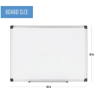 Bi-silque Porcelain Magnetic Dry Erase Board (BVCCR0801170MV)