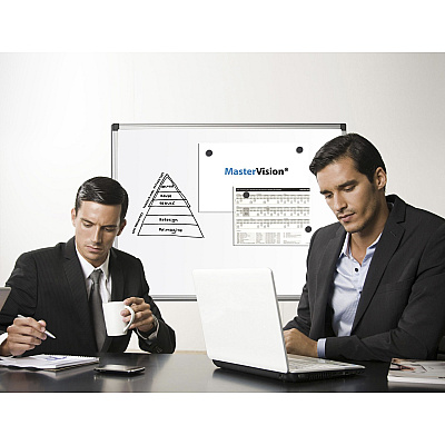 Bi-silque Porcelain Magnetic Dry Erase Board (BVCCR0801170MV)