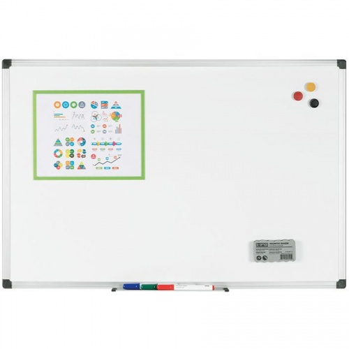 Bi-silque Porcelain Magnetic Dry Erase Board (CR1201170MV)