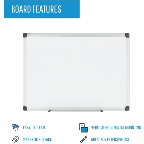 Bi-silque Porcelain Magnetic Dry Erase Board (CR1501170MV)