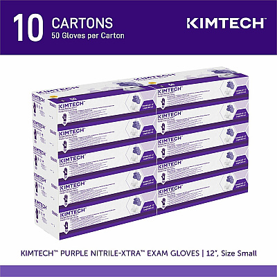 KIMTECH Purple Nitrile Exam Gloves - 12" (KCC50601)