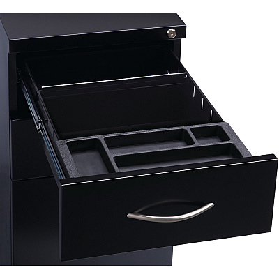 Lorell Premium Box/Box/File Mobile File Cabinet with Arch Pull (LLR79129)
