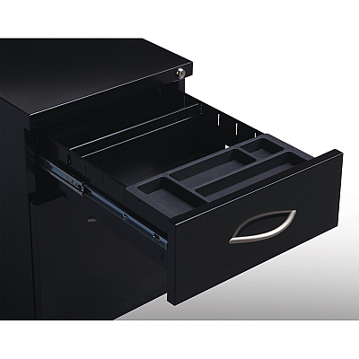 Lorell Premium Box/File Mobile File Cabinet with Arm Pull (LLR79133)