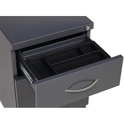 Lorell Premium Box/File Mobile File Cabinet with Arm Pull (LLR79134)