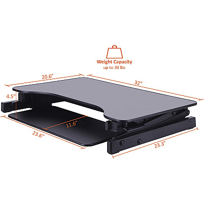 Lorell Adjustable Desk/Monitor Riser (LLR81974)