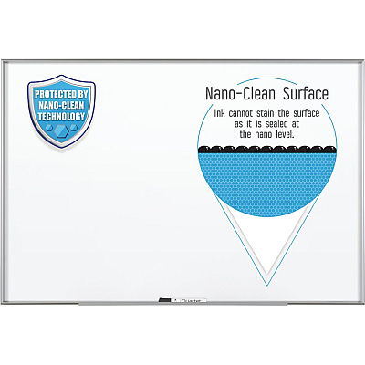Quartet Fusion Nano-Clean Magnetic Dry-Erase Board (QRTNA3624F)