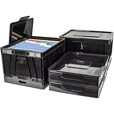 Storex Collapsible Storage Crate (STX61809U04C)