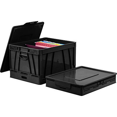 Storex Collapsible Storage Crate (STX61809U04C)
