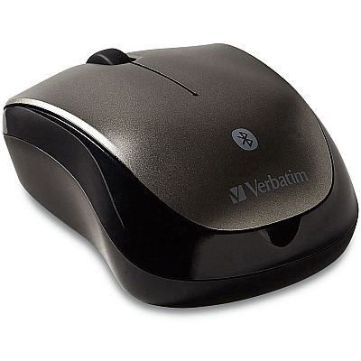 Verbatim Bluetooth Wireless Tablet Multi-Trac Blue LED Mouse - Graphite (98590)