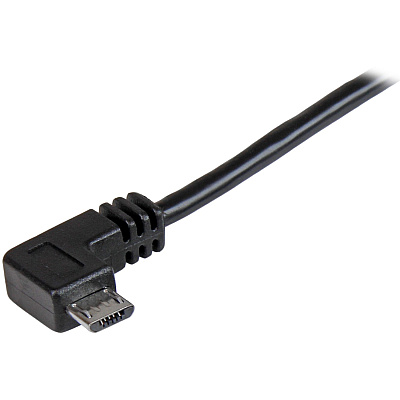 StarTech 3ft Angled Micro-usb Charge & Sync Cable (USBAUB1MRA)