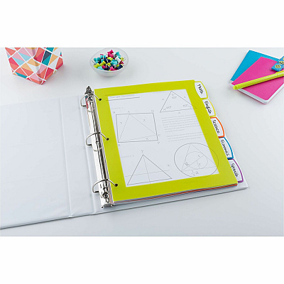 Avery Big Tab UltraLast Plastic Dividers for Laser and Inkjet Printers, 5 tabs (AVE24900)