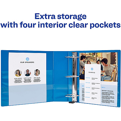 Avery Heavy-Duty View Binders - Locking One Touch EZD Rings (AVE79772)