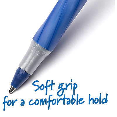 BIC Round Stic Grip Ballpoint Pen (BICGSMG361BE)