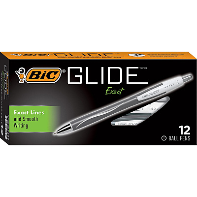 BIC Glide Exact Retractable Ballpoint (BICVCGN11BK)