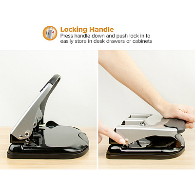 Bostitch EZ Squeeze 40-sheet 3-Hole Punch (BOSHP40)