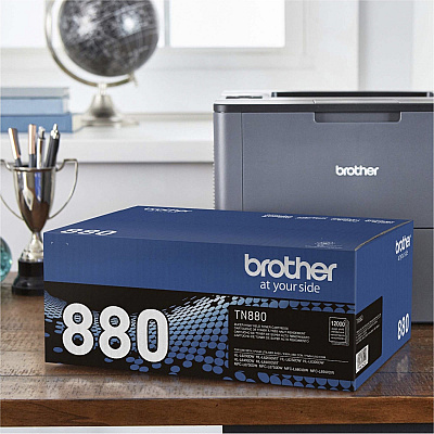 Brother Genuine TN880 Super High Yield Mono Laser Toner Cartridge