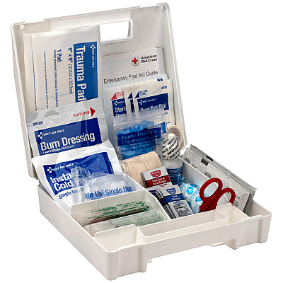 First Aid Only 25-Person Bulk Plastic First Aid Kit - ANSI Compliant (FAO90588)