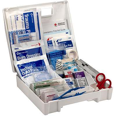 First Aid Only 25-Person Bulk Plastic First Aid Kit - ANSI Compliant (FAO90589)