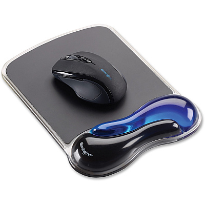 Kensington Duo Gel Wave Mouse Pad Wrist Pillow (KMW62401)