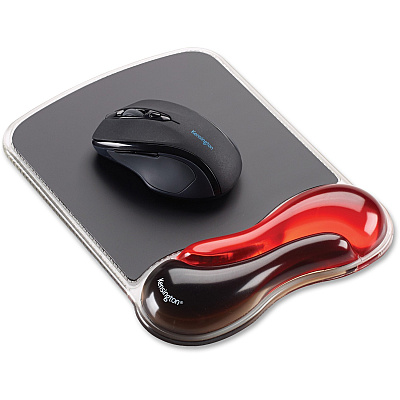 Kensington Duo Gel Wave Mouse Pad Wrist Pillow (KMW62402)