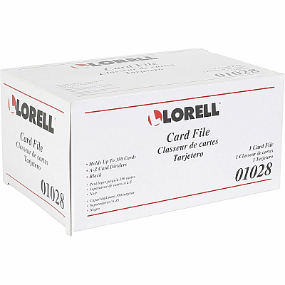 Lorell Desktop Business Card File (LLR01028)