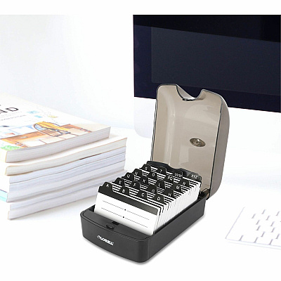Lorell Desktop Business Card File (LLR01028)