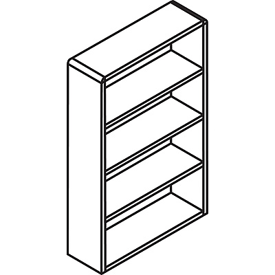 Lorell Chateau Series Bookshelf (LLR34316)