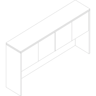 Lorell Chateau Series Hutch (LLR34320)
