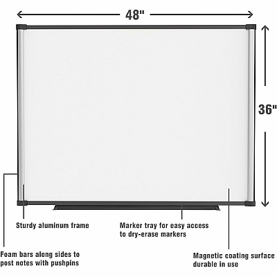 Lorell Magnetic Dry-erase Board (LLR52512)