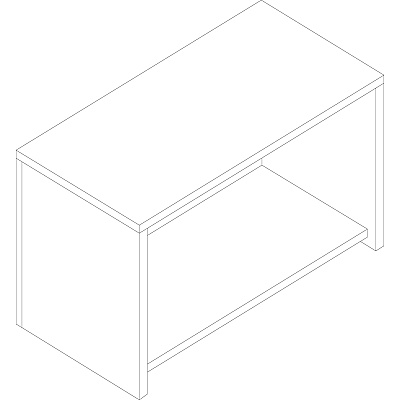Lorell Essentials Series Wall-Mount Hutch (LLR59507)
