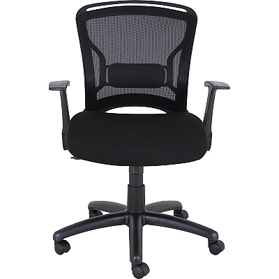 Lorell Flipper Arm Mid-back Office Chair (LLR59519)