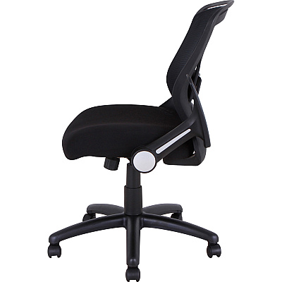 Lorell Flipper Arm Mid-back Office Chair (LLR59519)