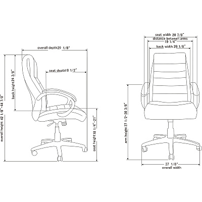 Lorell Deluxe High-back Office Chair (LLR59532)
