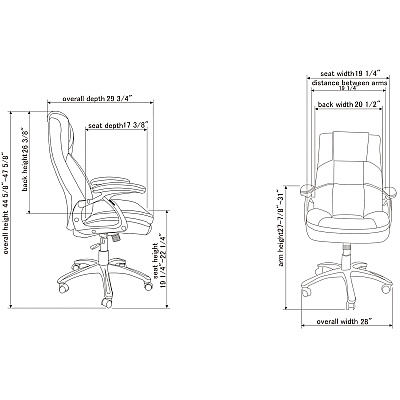 Lorell High-back Cushioned Office Chair (LLR59535)