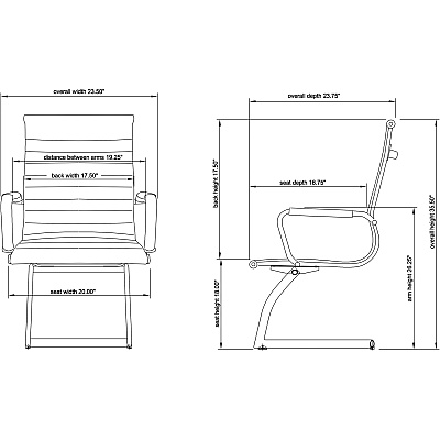 Lorell Modern Guest Chairs (LLR59539)