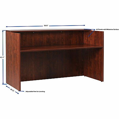 Lorell Essentials Series Front Reception Desk (LLR59581)